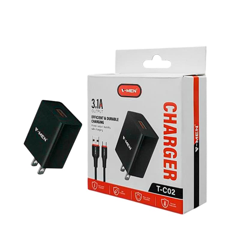 INV1 CARGADOR V-MEN TIPO C T-C02