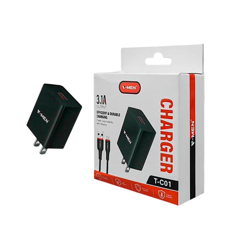 INV1 CARGADOR V-MEN TIPO MICRO T-C01