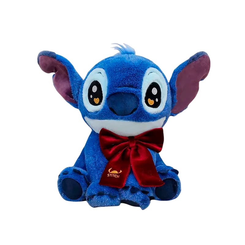 PELUCHE DE STITCH CON LAZO 30CM