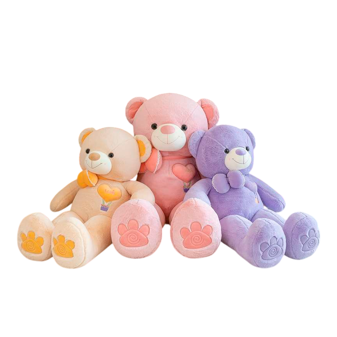 PELUCHE DE OSO CON CORAZON 125CM