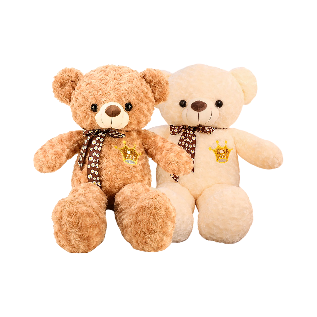 PELUCHE DE OSO CON LAZO DE ONDAS 125CM